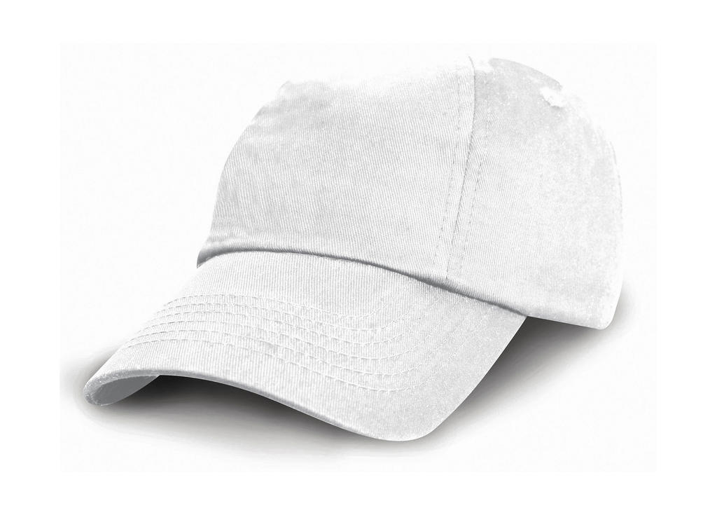  Junior Low Profil Cotton Cap in Farbe White