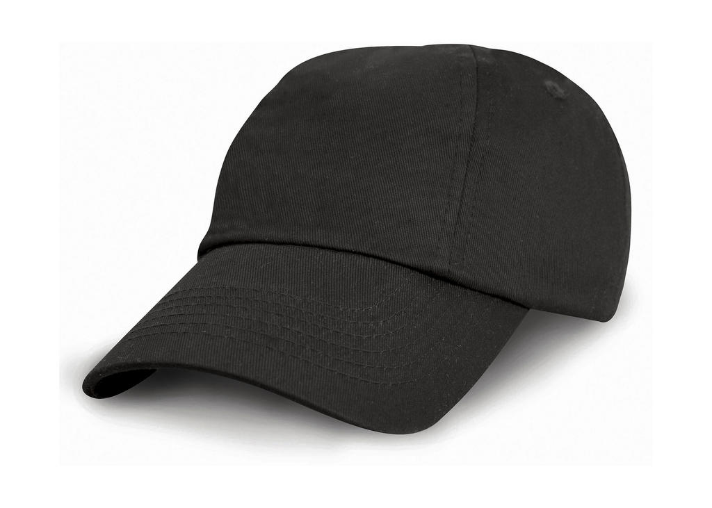  Junior Low Profil Cotton Cap in Farbe Black