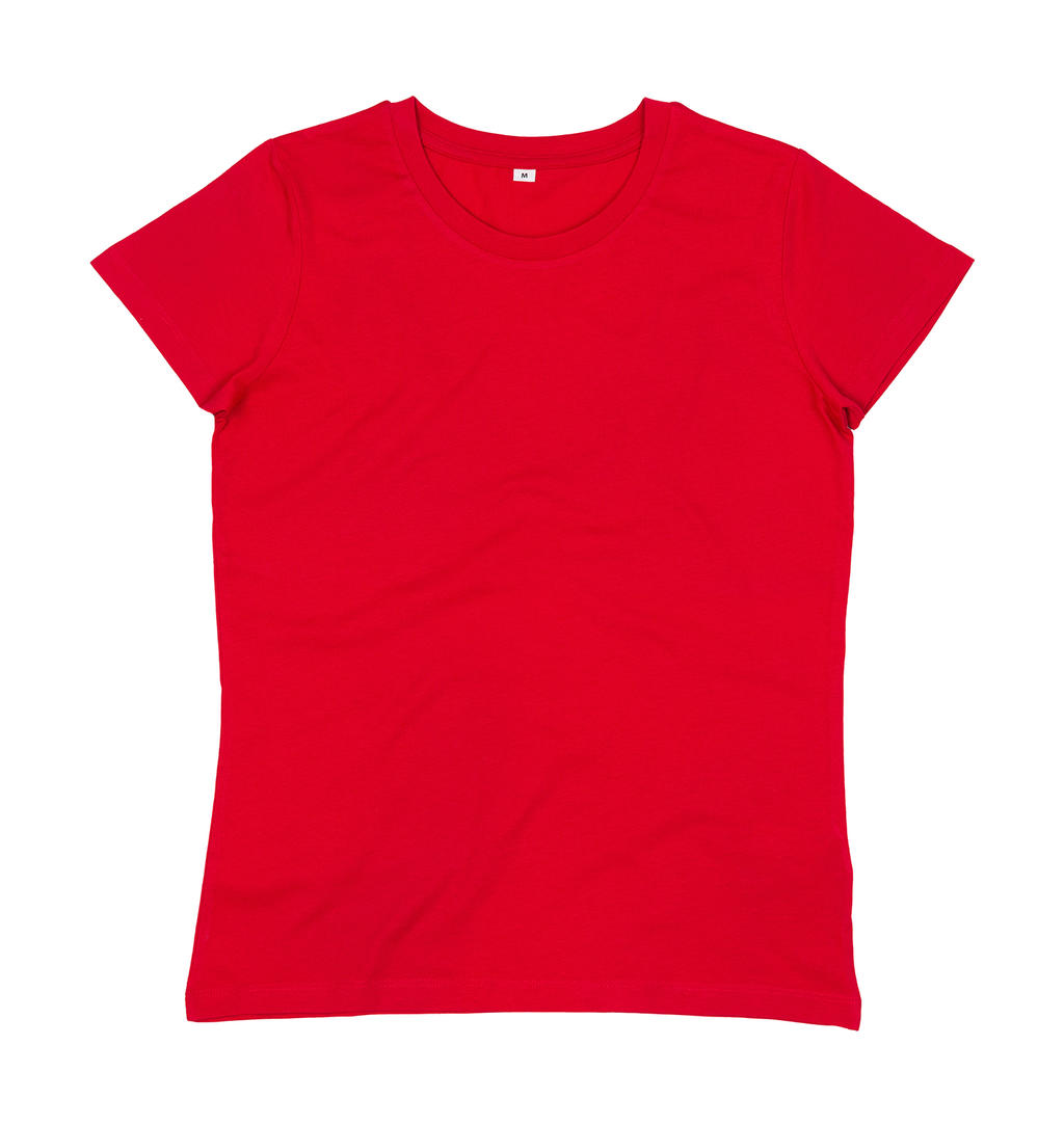  Womens Essential T in Farbe Red