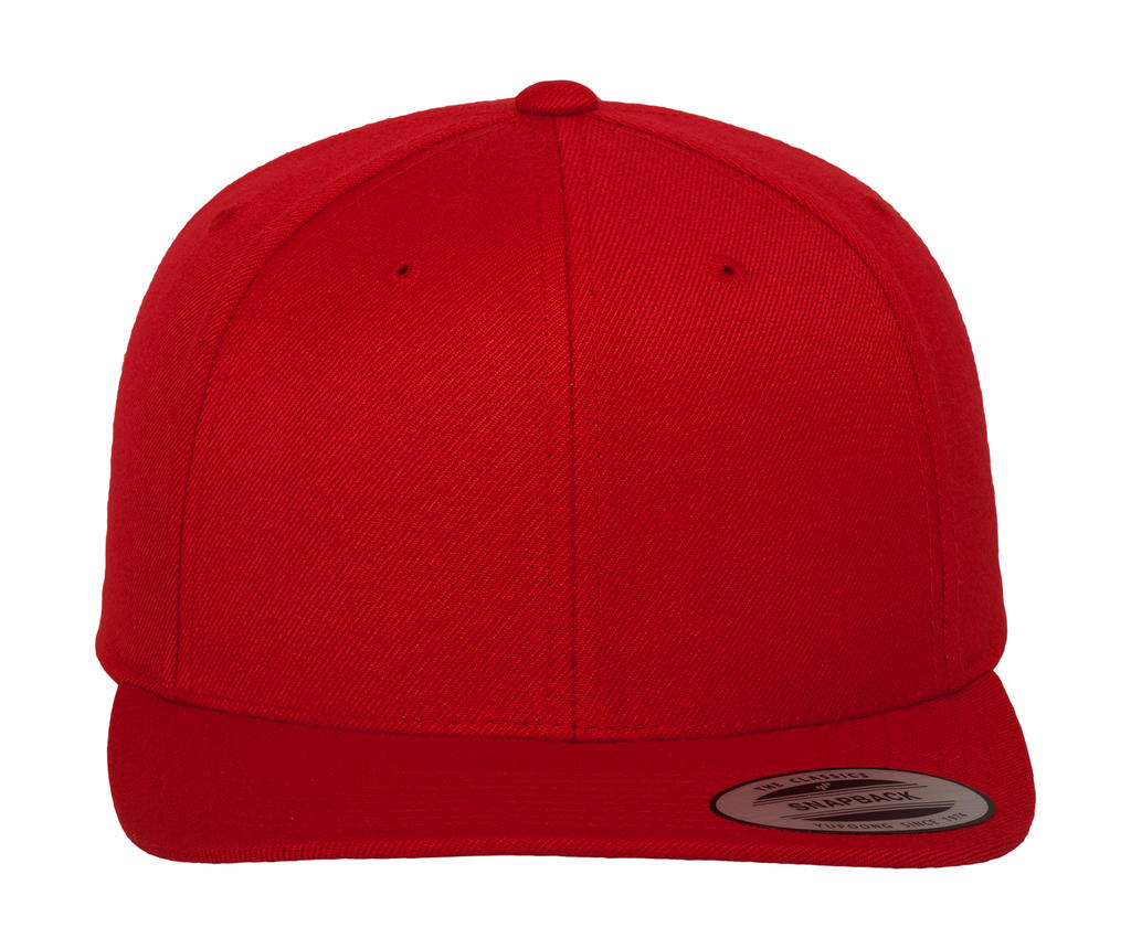  Classic Snapback Cap in Farbe Red