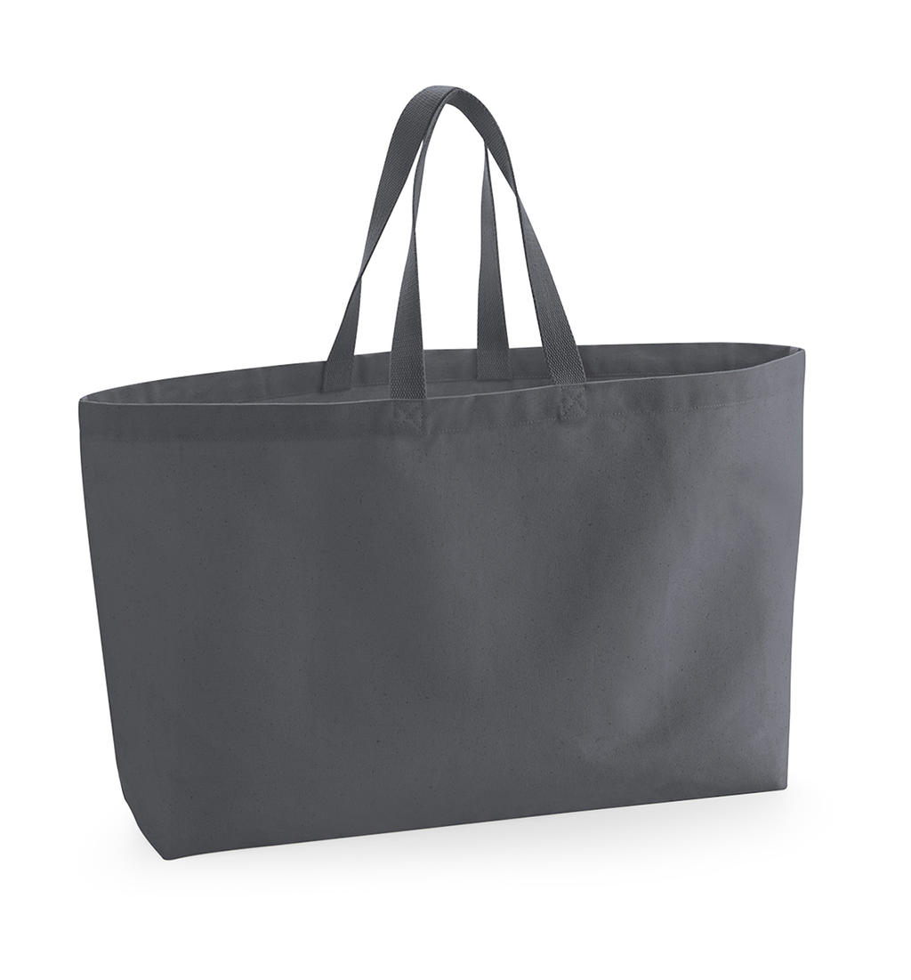  Oversized Canvas Tote Bag in Farbe Graphite Grey