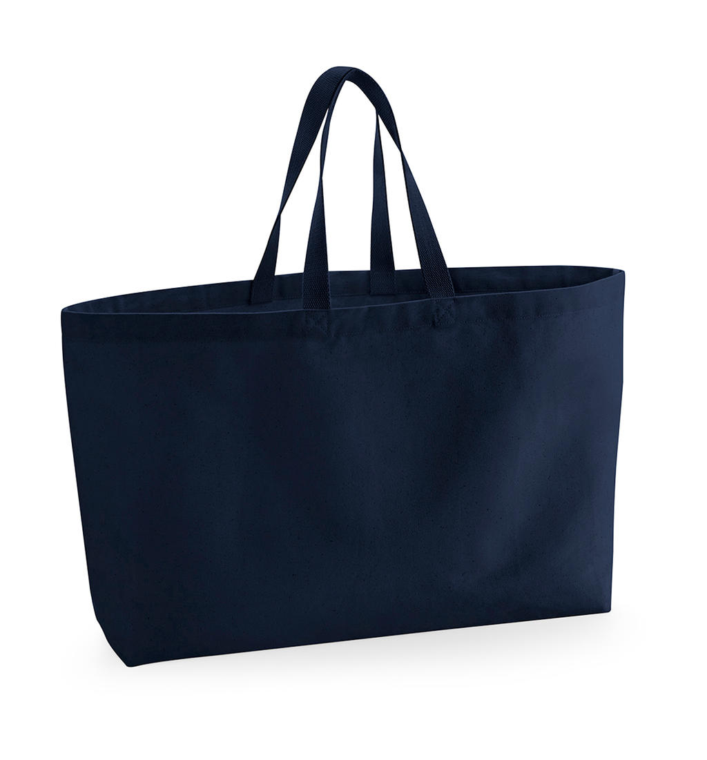  Oversized Canvas Tote Bag in Farbe French Navy