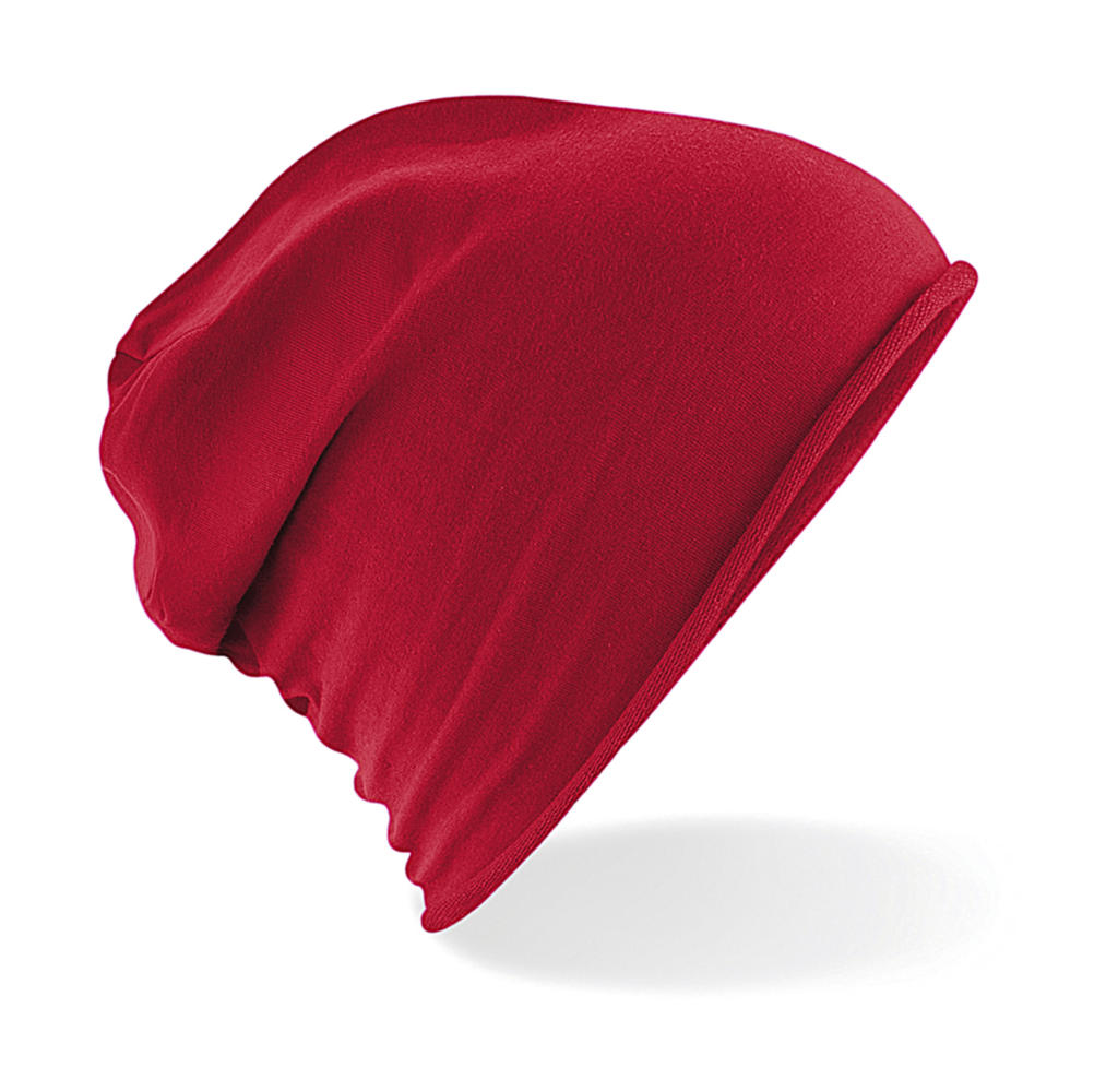  Jersey Beanie in Farbe Red