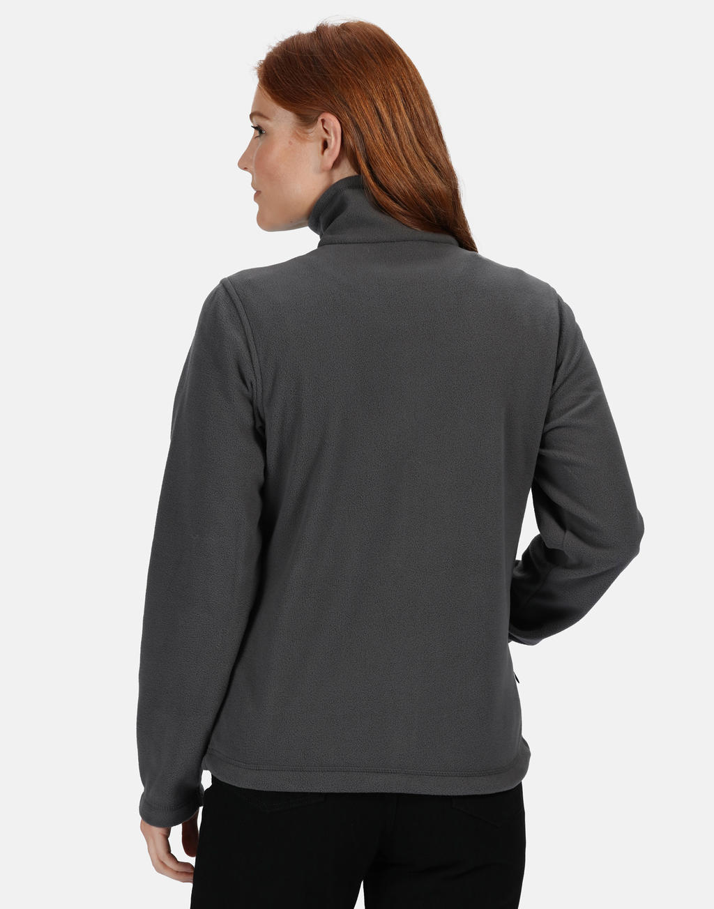  Womens Micro Full Zip Fleece in Farbe Black