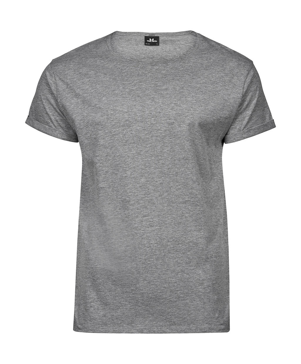  Roll-Up Tee in Farbe Heather Grey