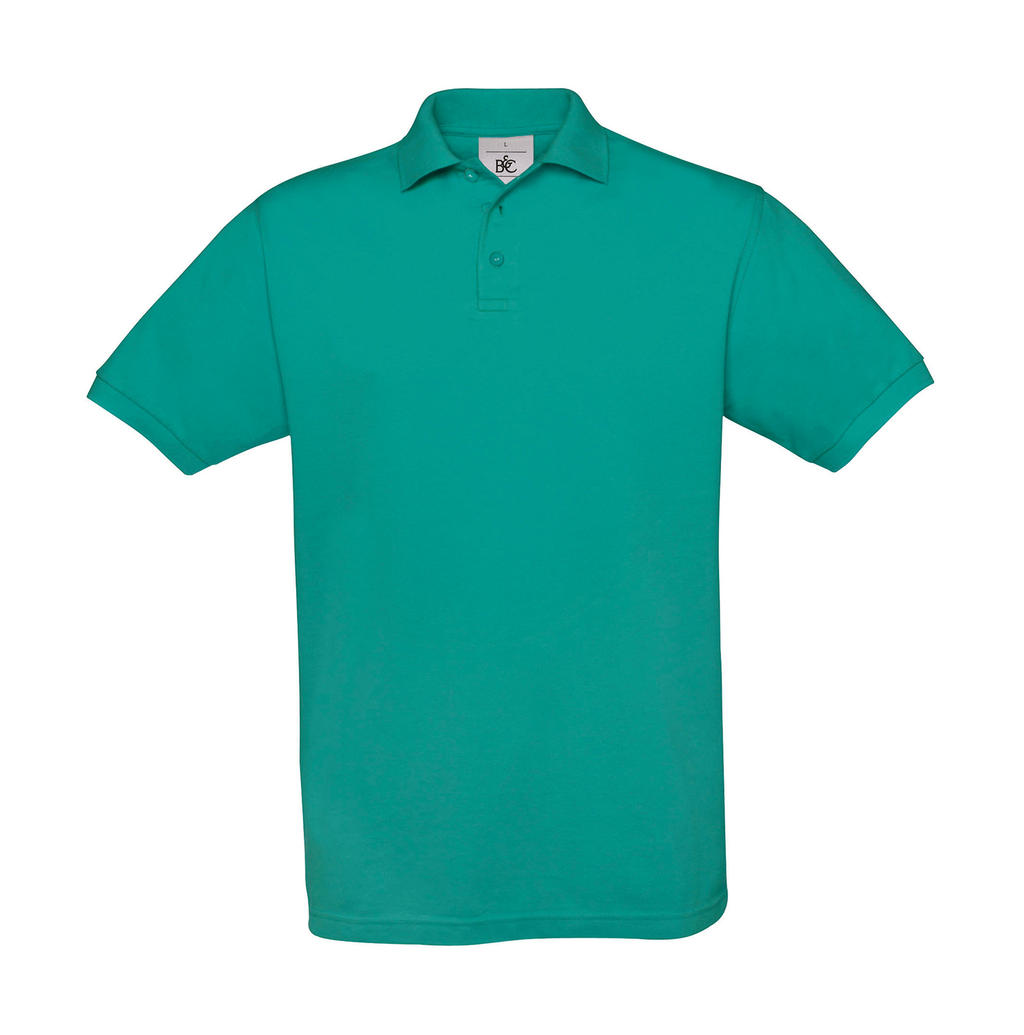  Safran Piqu? Polo in Farbe Real Turquoise