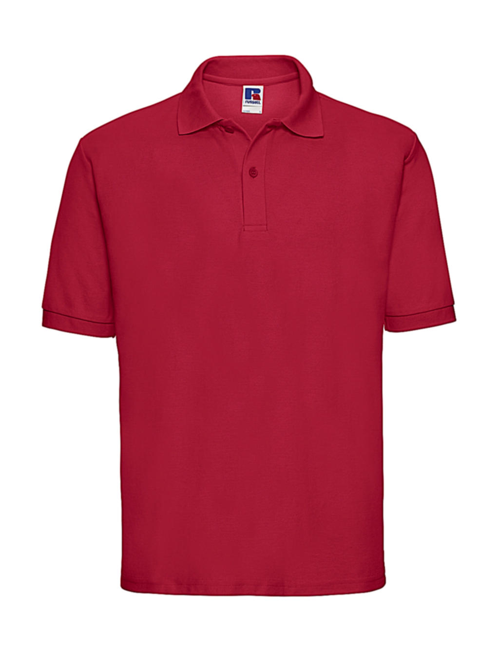  Mens Classic Polycotton Polo in Farbe Classic Red